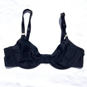 Pepper Bra 36A Black Mesh Underwire